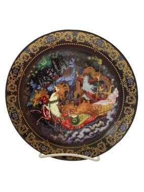 Hamilton Collection Father Christmas Plates "Gifts From Father Christmas" & "Ret